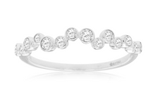 Load image into Gallery viewer, Bezel Set Floating Diamond Band