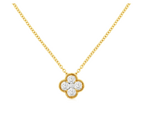 Load image into Gallery viewer, Diamond Clover Necklace
