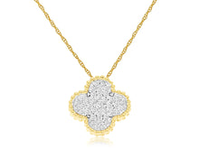 Load image into Gallery viewer, Diamond Clover Necklace
