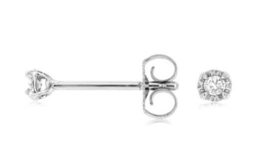 Petite Diamond Stud Earrings