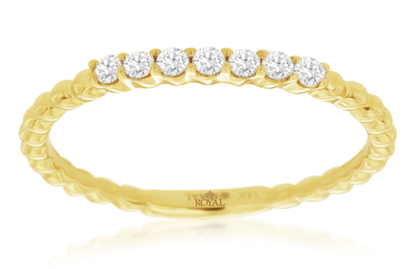 Stackable Diamond Band